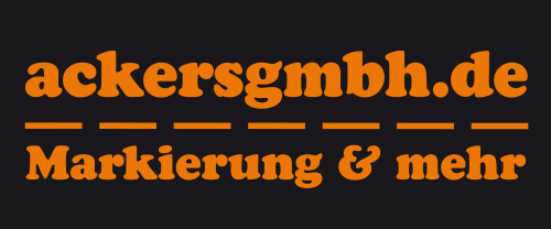 Logo Ackers GmbH Verkehrsflächen-Markierungen